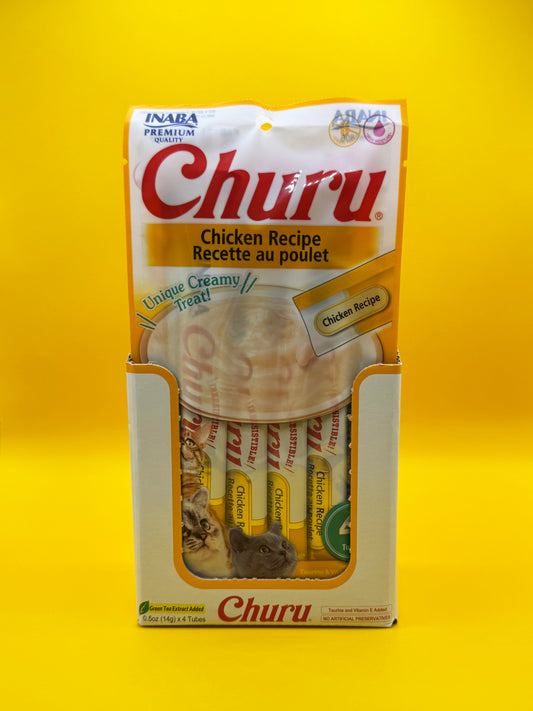 Petisco Cremoso para Gatos Churu Galinha - 6 Packs