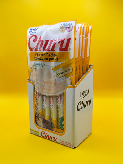 Petisco Cremoso para Gatos Churu Galinha - 15 Packs