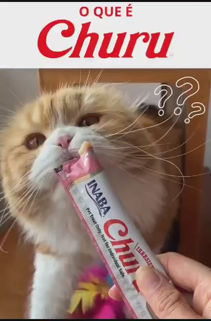 Kit Frango: 3 Licksy Frango + 3 Churu Galinha